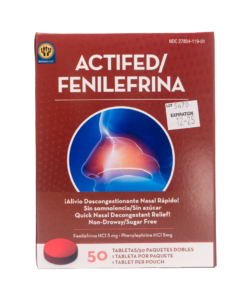 ACTIFED FENILEFRINA DISPLAY X50