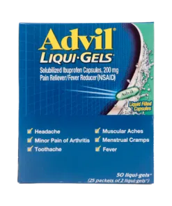 ADVIL LIQUI GEL X50