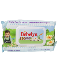 BEBELYN PAÑITOS HUMEDOS X80