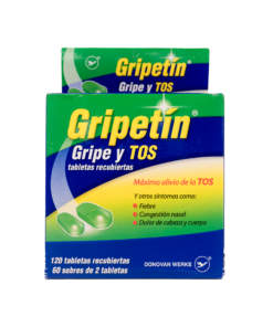 GRIPETIN GRIPE Y TOS DISPLAY X120