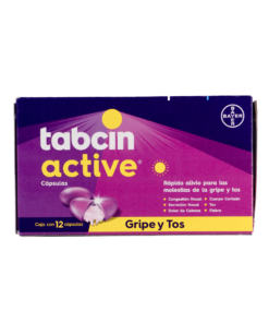TABCIN ACTIVE GRIPA Y TOS X 12 CAPS
