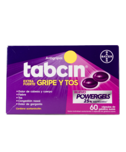 TABCIN GRIPA Y TOS DISPLAY X60