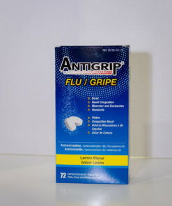 ANTIGRIP FLU/GRIPE 72 EFFERVESCENT TABLETS