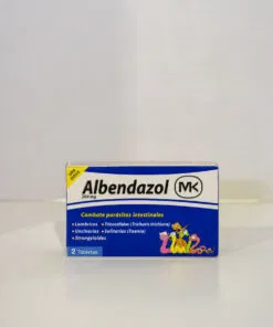 ALBENDAZOL 200MG 2 TABLETAS