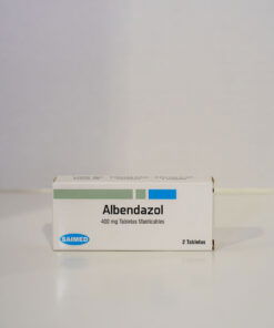 ALBENDAZOL 400MG TABLETAS MASTICABLES 2 TABLETAS