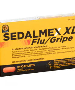 Sedalmex XL Flu/Gripe x 24 Caplets
