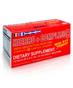 Hierro + Complejo B 15 Viales 0.5FL OZ EACH