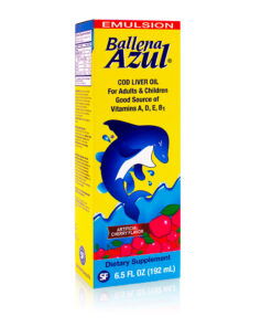 Emulsion Ballena Azul Sabor Cereza 6.5 FL OZ
