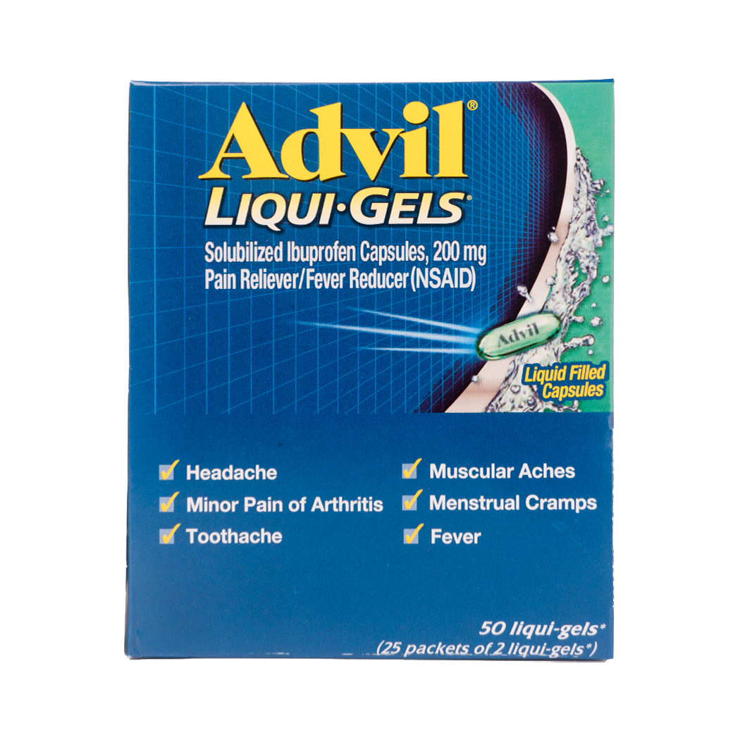 ADVIL LIQUI GEL X50