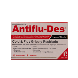 ANTIFLU DES CAPSULAS X12