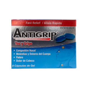 ANTIGRIP GEL TOS Y GRIPE X 8