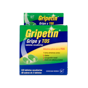 GRIPETIN GRIPE Y TOS DISPLAY X120